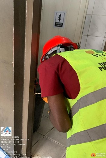 Pendant les travaux - Station-service Fikin - Travaux de serrurerie